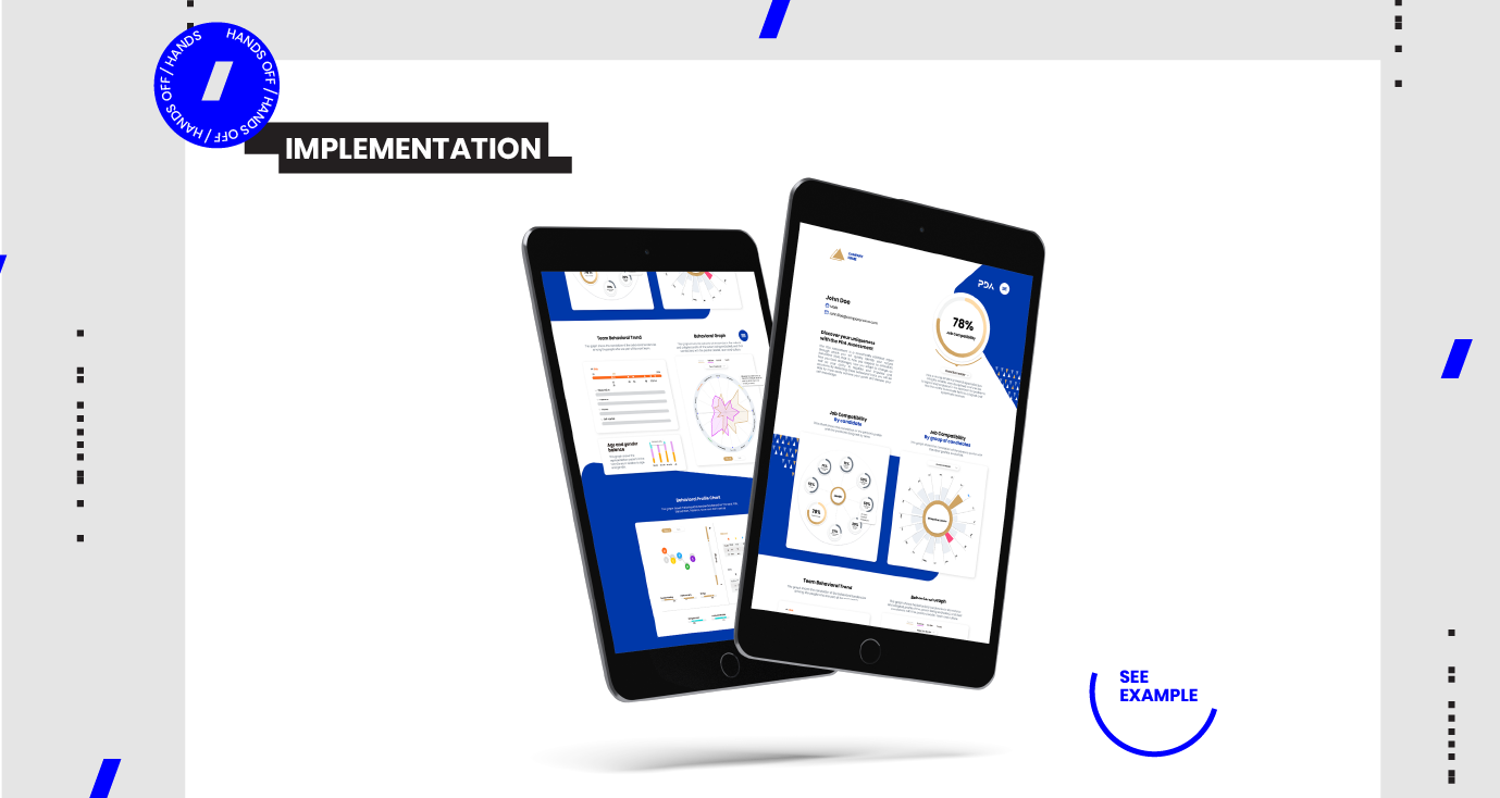Implementación: los reportes dinámicos funcionando en tablets